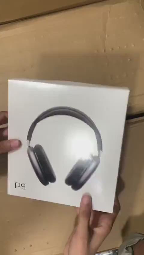 Viral Wireless Bluetooth P9 Headphones with ANC, Multicolor, ABS, Fast Charging